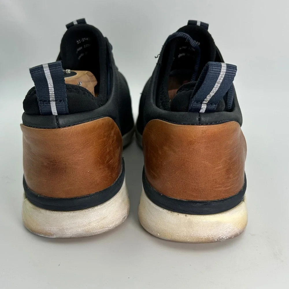 Johnston & Murphy XC4 Sneaker‎ Mens 12M Navy Leather Waterproof Comfort Business